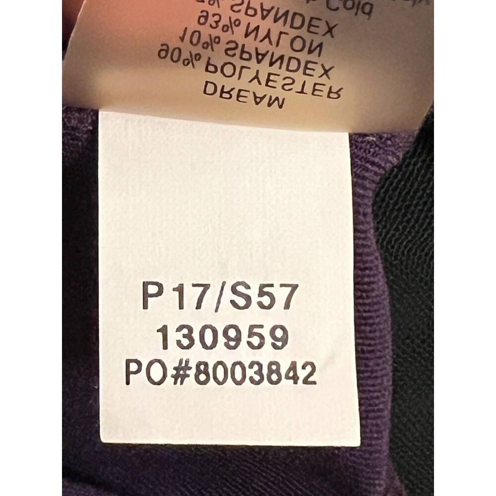 TITLE NINE Purple Wildflower Strappy Dream Dress Shelf Bra Athletic Active Small - Picture 6 of 6